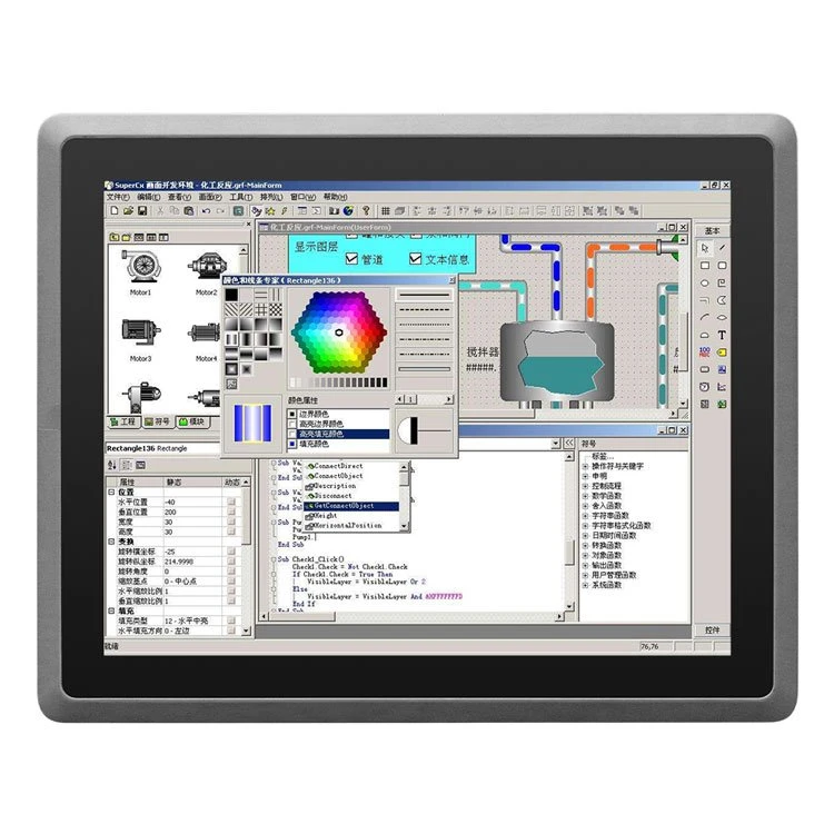 Pc à écran tactile industriel IP65
