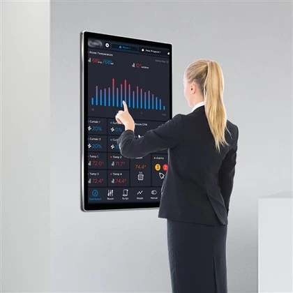 Écran tactile de kiosque interactif